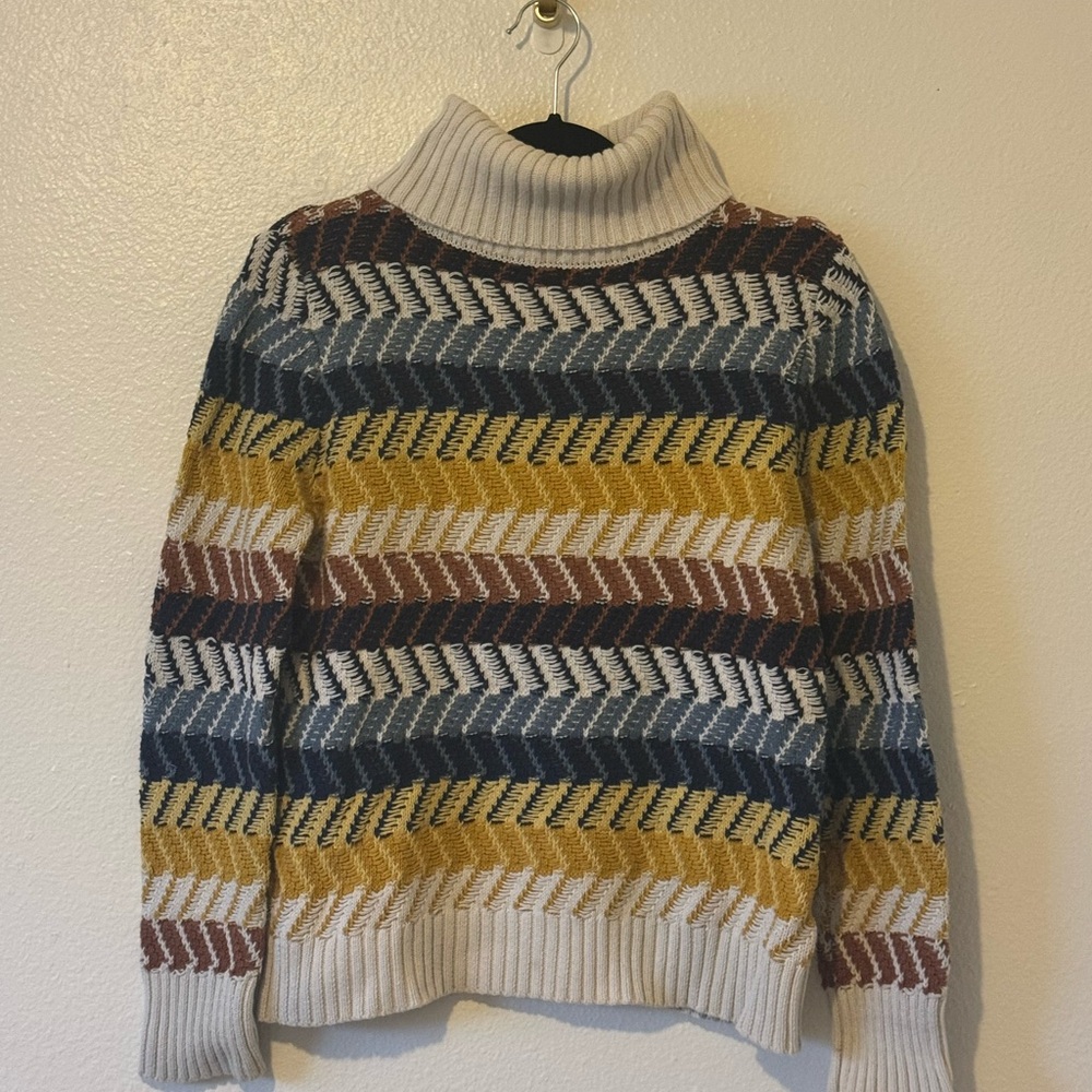 SOLD Lovestitch Multicolor Striped Turtleneck Sweater